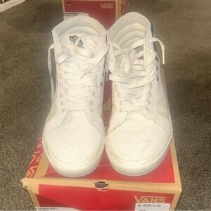 Vans Men's White High-Top Sneakers